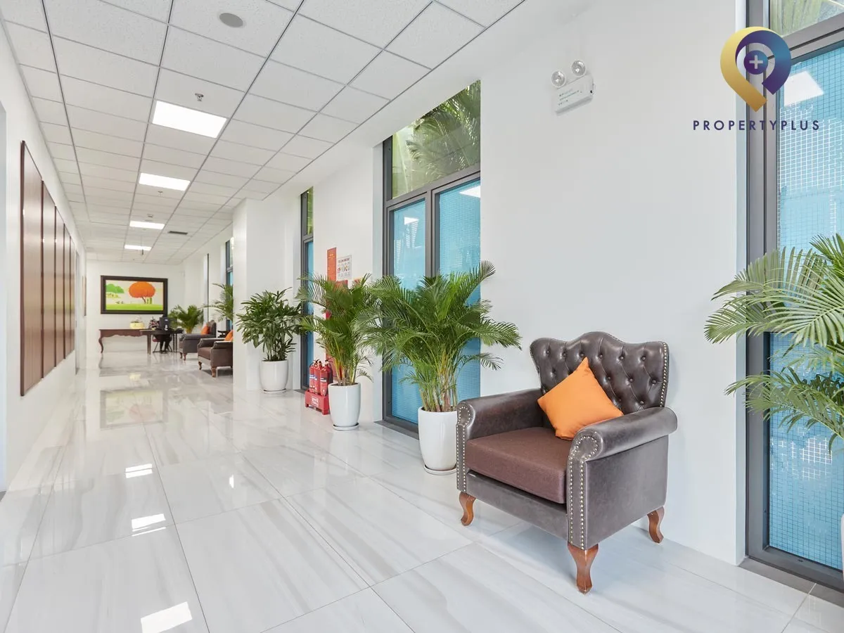 Ghế chờ tại sảnh tầng 1 SD-Building, Quận Long Biên